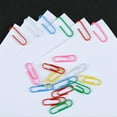 thumbnail image 2 of 120 Pcs Plastic Clips Colorful Paper Clips Office Clips Marking Clips Colorful Paper Clips 28mm 33mm Letter Clips, 2 of 7