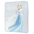 thumbnail image 1 of Frozen 'Elsa' Kids Plush Fleece Throw, 100% Polyester, 1 of 7