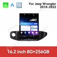 thumbnail image 2 of ZWNAV 16.2 inch Car Radio for Jeep Wrangler 2018-2022 Android Auto GPS Navigation Multimedia Stereo Receiver Head Unit Offline Maps, 2 of 14