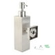 thumbnail image 2 of Dispensador de Líquido de Manos Manual Cuadrado de Acero inoxidable, Dispensador de Loción de Baño Montado en la pared Para El Hogar Con Fácil Recarga, Accesorios de Montaje y, 2 of 7
