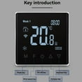 thumbnail image 4 of Tuya Zigbee WiFi Smart Thermostat Smart Home Temperature Regulator WIFI Air Conditioning Floor Heating Thermostat White, 4 of 6