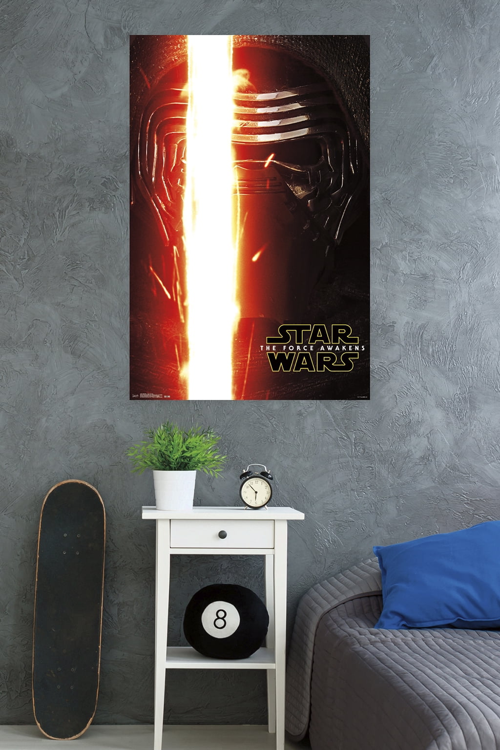 Star Wars: The Force Awakens - Kylo Portrait Wall Poster, 22.375" x 34"