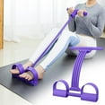thumbnail image 5 of 8-Strand Foot Pedal Resistance Trainer | Adjustable Elastic Bands | Detachable Handles | Shoulder & Back Strengthener | Compact Home Gym Equipment | Multifunctional Exercise Rope | Women’s Fitness, 5 of 7