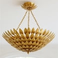 thumbnail image 4 of 517-GA-Crystorama Lighting-Broche - Six Light Chandelier in Timeless Style - 24.5 Inches Wide by 11 Inches High-Antique Gold Finish, 4 of 8