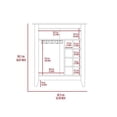 thumbnail image 7 of FM FURNITURE Future Engineered Wood Bar Cabinet For Living Room in Light Gray, 7 of 7