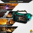 thumbnail image 6 of Kwik Safety HAMMERHEAD Shade 5 Welding Goggles, Anti-Fog, Adjustable Fit, Green, 6 of 6