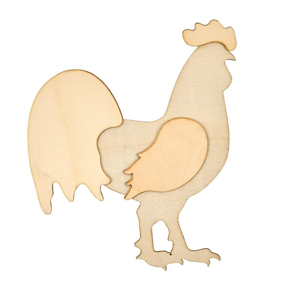 Hello Hobby 7" Wood Shape, Rooster