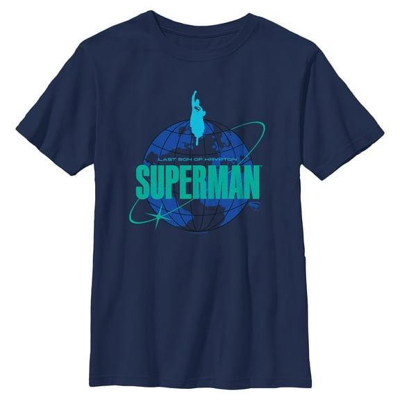 Boys Superman Retro Last Son of Krypton T Shirt