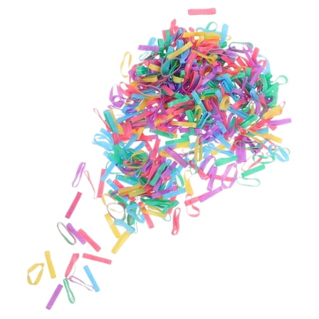 WRITWAA 5Pack Thin Hair Bands Assorted Colors Versatile Use Multi Purpose Elastics