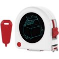 thumbnail image 1 of Cinta métrica de 5M Cinta de precisión retráctil de 5M con pantalla LCD para herramientas industriales de medición de mesa Rojo Verde, 1 of 5