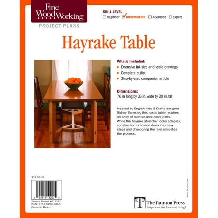 Fine Woodworking's Hayrake Table Plan (Other)