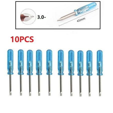 

10Pcs Mini Slotted Cross Screwdrivers For X-box Laptop Repair Tool 1.5/2.0/3.0mm