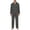 Gray, variant on Dwelliawo Halloween Big Head for Mens Pajamas Set, Soft Long Sleeve Pajamas for Lightweight Button Black L