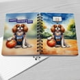 thumbnail image 4 of Happy Father's Day Cavalier King Charles Spaniel Playing Basketball with Best Dad Jersey Spiral Bound Journal Dog Lover Gifts 5x7in Spiral Notebook - 13006, 4 of 5