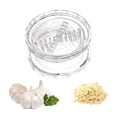 thumbnail image 2 of Transparent Garlic Press Mincer, Manual Twist Grinder, Impact Resistant Kitchen Accessory for Garlic/Herbs, 2 of 10