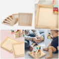thumbnail image 5 of BRIGHTFUFU Sorting Trays Wooden Khaki 5Pcs 4.83X4.83X0.59in, 5 of 6