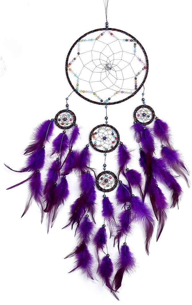 Dream Catchers,Colors Feather Dream Catchers for Bedroom Wall ...