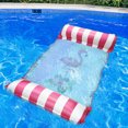 thumbnail image 3 of Flotador inflable rosa para piscina, hamaca para piscina, salón, 1 unidad, 3 of 5