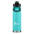 thumbnail image 4 of bubba Stainless Steel Trailblazer Water Bottle with Straw, Rubberized Island Teal, 24oz., 4 of 4