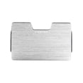 thumbnail image 1 of Fortier Tarjetero Minimalista Premium Protección Rfid Clásico Plata, 1 of 6