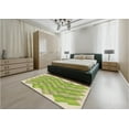 thumbnail image 5 of Ahgly Company Machine Washable Indoor Rectangle Transitional Slime Green Area Rugs, 4' x 6', 5 of 7