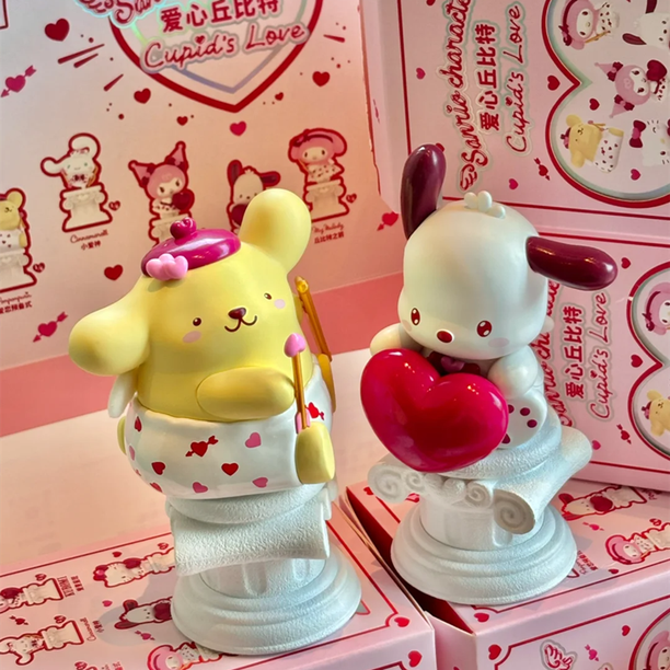 MINISO Blind Box Sanrio Family Love Cupid Series Model Kuromi