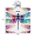 thumbnail image 2 of Dragonfly Outdoor Canvas Picnic Blanket Lightweight Foldable Waterproof Beach Mat with Carrying Strap and Pocket - Camping, Hiking, and Picnics!, 2 of 6