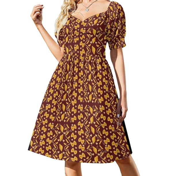 Patrón de pasta en vestido de manga corta granate vestidos de ceremonia vestidos de mujer verano 2025