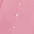 thumbnail image 5 of CCRFTGI Boys Girls Polo Shirt Button Down Lapel Casual Fall Summer Dress Shirt for Child Classic Size 8 Oxford Quick Dry Long Sleeve School Shirt Pink 11-12 Years, 5 of 7