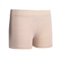 thumbnail image 2 of LiiYii Boys Girls Ballet Dance Shorts Kids Compression Athletic Gymnastics Yoga Fitness Running Nude 14, 2 of 6