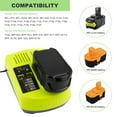 thumbnail image 5 of P117 Battery Charger for Ryobi 18V One+ Lithium-Ion NiCad NiMh Battery P102 P108 P189 P197 P103 P105 P107 P190 P191, 5 of 13