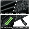 thumbnail image 6 of Outdoor Full Car Cover Fits for Pontiac&nbsp;Firebird 1967-2002 Automobiles Waterproof Dust-proof UV Resistant with Safety Reflective Tape All Weather, Black, 6 of 9