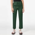 thumbnail image 2 of AzureSilk Womens Linen Pants Casual Drawstring Elastic Summer Straight Leg Pants Beach Lounge Trousers with Pockets, Size S-2XL, 2 of 4