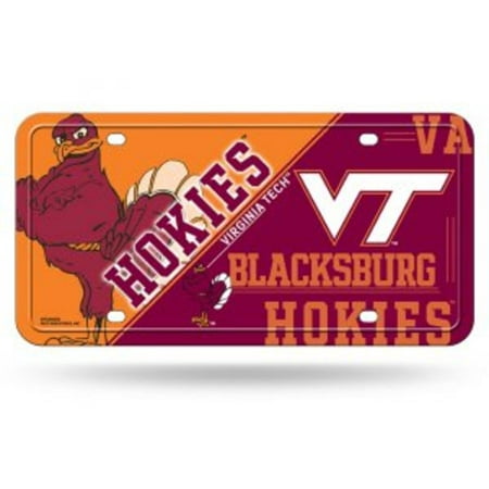 Virginia Tech Hokies Metal - Virginia Tech Hokies Metal License Plate