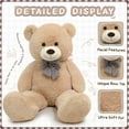 thumbnail image 6 of MorisMos Giant Teddy Bear 55" Stuffed Animal Soft Big Bear Plush Toy, 6 of 10
