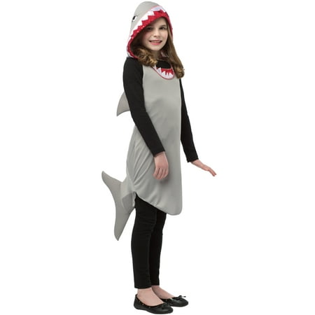 Shark Dress Child Halloween Costume, One Size, (7-10)