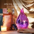 thumbnail image 6 of Porseme 280ml Essential Oil Diffuser, 3D Glass Aromatherapy Diffuser, Ultrasonic Cool Mist Room Humidifier with Timer (Rosegold), 6 of 6