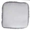 thumbnail image 6 of 18" Gray 100% Cotton Ottoman, 6 of 10