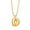 Gold D, variant on Chunky Bubble Letter Initial Necklace for Women Trendy Cute Charm Pendant Personalized Alphabet Silver Balloon Letters S Necklaces