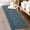 Arctic Blue, variant on Waffle Bathroom Rug, Large Super Absorbent Non Slip Washable Bathroom Rugs Decor, Boho Quick Dry Rubber Backed Bath Mat for Shower Toilet Hallway Hotel, Grey, 24" W X 72" L 1pc