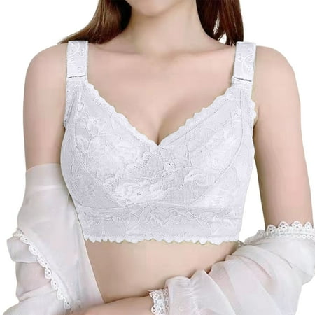 BYHONG Women s Wireless Bra with Seamless Smooth Comfort Wirefree T Shirt Bra Grey 38
