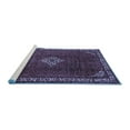 thumbnail image 2 of Ahgly Company Machine Washable Indoor Rectangle Persian Blue Traditional Area Rugs, 5' x 7', 2 of 4