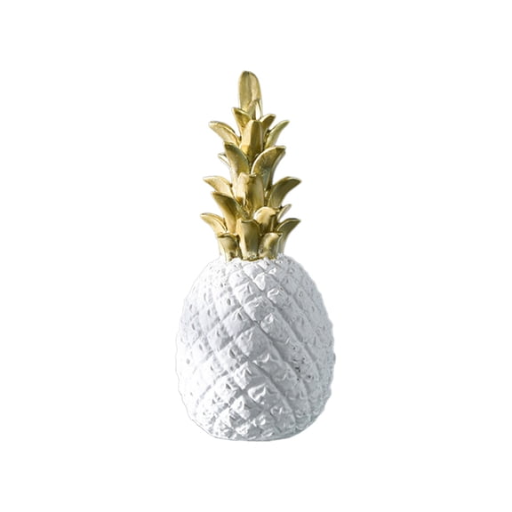 Yooshoverk Pineapple Ornament, Golden Small Decor, Modern Tabletop Figurine, Living Room Wine Cabinet Display