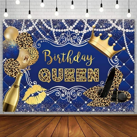 Image of AIBIIN 7x5ft Birthday Queen Backdrop for Woman Gir
