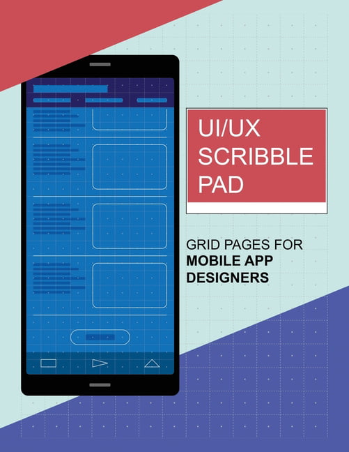 UI UX Scribble Pad Grid pages for UI UX Designers 