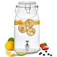 thumbnail image 5 of Mainstays Clear Glass Mason Sun Tea Beverage Dispenser Jar, 5 of 6