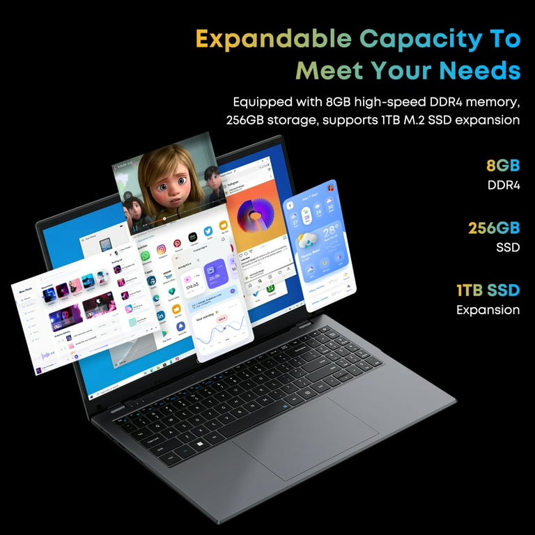 HeroBook Plus 15.6インチ RAM8GB / SSD256GB HeroBook Plus 15.6inch | Intel N4020 | Performance Laptop