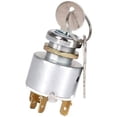 thumbnail image 1 of Interruptor de encendido, interruptores de arranque de motor universales de 12 V con llave adecuados para motocicletas, tractores, automóviles y barcos Interruptor de encendido de tractor, 1 of 5