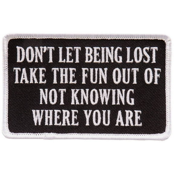 Hot Leathers PPL9720 Being Lost 4"x3" Patch 4X3