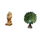 thumbnail image 1 of Majestuosa escultura de león y . Elegante figura artística de animal. Adorno de mesa coleccionable para oficina, hogar, dormitorio, sala de e, 1 of 8
